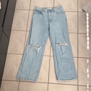 Abercrombie 90s Relaxes High Rise Jeans Short
